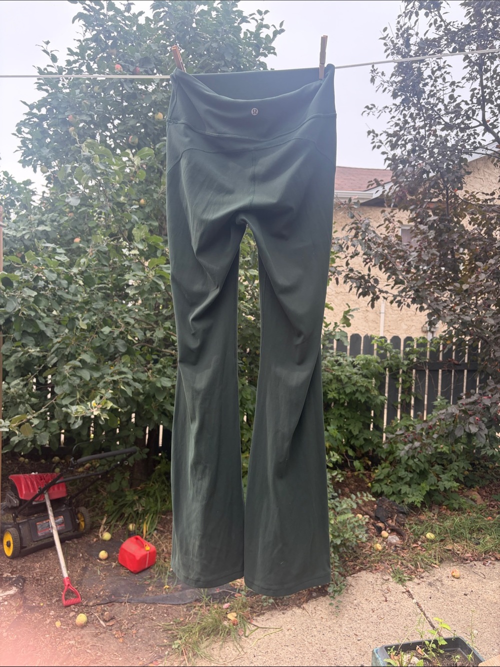 Lululemon Green align flare leggings HR